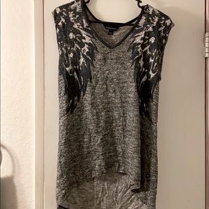 Grey sparkle shirt